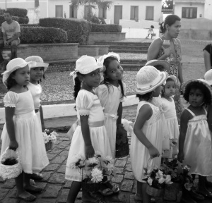 As Pastorinhas é um grupo de crianças com idades entre 6 e 12 anos, existente a mais de 100 anos, em Boa Nova. Foto: Reprodução do blog Boa Nova uma utopia.