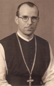 Dom Antônio Moser, prior (1945 a 1950) e abade (1950-1996) do mosteiro.