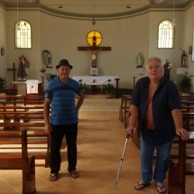 Otomar Caliari e Nelson Werner, descendentes de italianos e alemães, respectivamente, na localidade de Rui Barbosa. Foto: Paulo Oliveira Otomar Caliari e Nelson Werner, descendentes de italianos e alemães, respectivamente, na localidade de Rui Barbosa. Foto: Paulo Oliveira