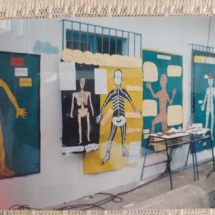 Dinâmica do projeto Irê Ayó sobre o corpo humano. Foto: Arquivo Vanda Machado